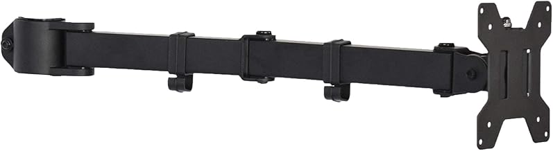 VIVO Fully Adjustable Single Monitor Arm for Desk Mount Stand, Monitor Arm for 1 Screen up to 27 inches, Black, PT-SD-AM01A