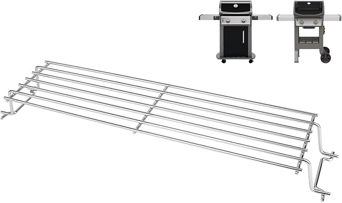 QuliMetal Stainless Steel Warming Rack for Weber Spirit 200 & Spirit II 200 Series, Compatible with E/S-210, E/S-220 (2013-2017) & GS4 Spirit II Models, Replaces Weber 67026