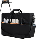 NOELIFE Carry Bag for Blackstone 22 inch Griddle & 17 inch Grill with Hood on Stand, Reinforced Hardware & Rip-Proof Heavy Duty Fabric, Outdoor Tabletop Grill Carrying Case, Black (Bag Only)