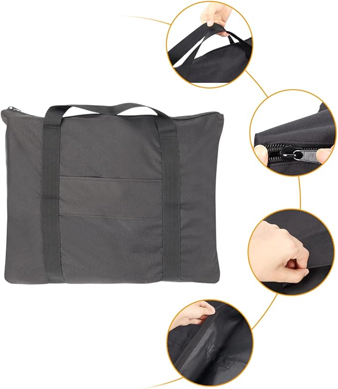 Griddle Carry Bag for Camp Chef SG30-14x16, SG14, FG20, MSG20, CGG16 Models, Compatible with Camp Chef Single Burner Griddle, Heavy Duty 600D Waterproof Dustproof Carry Bag - 21.5'' x 17.5''