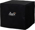 BALI OUTDOORS 32 Inch Square Patio Fire Pit Table Cover, Heavy Duty, Waterproof and Weather Resistant Oxford Fabric Cover, Black