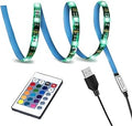 LED TV Backlight,SMY USB LED Strip Light,RGB Multi-Colour LED Light Strip Kit Waterproof IP65, 30LED with Wireless Remote Controller for TV/PC/Laptop Bias Lighting (3.28Ft)