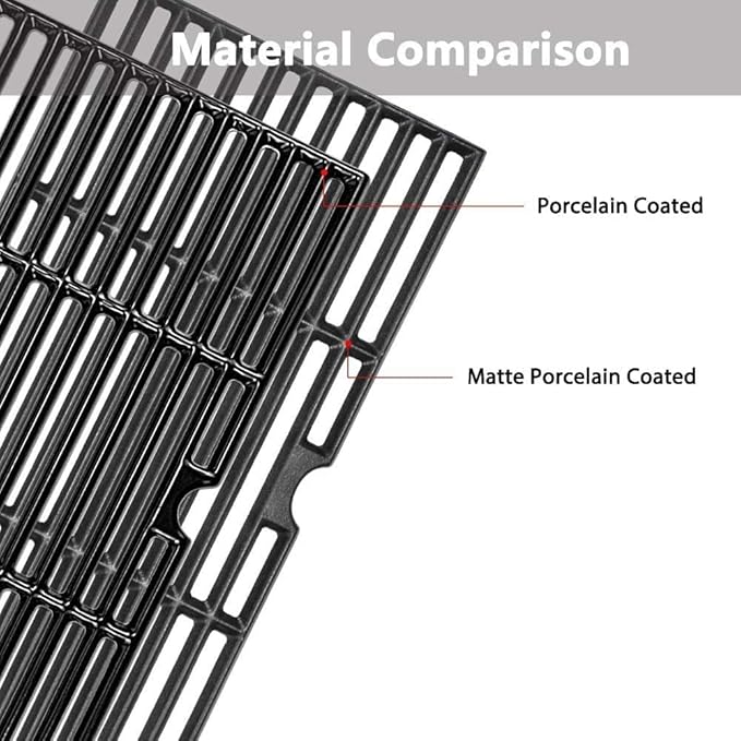 Grill Grates for Charbroil Advantage 4 Burner 463344116 463343015 463344015, Gas2coal 463340516 463370516, Grill Grids for Char-Broil 463336016, Replacement for G467-0002-W1, G309-0019-W2, 16 15/16"