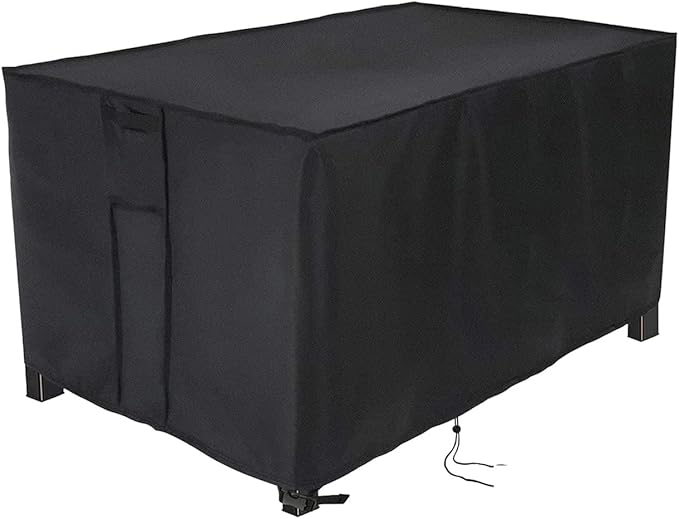 Rectangular Fire Pit Cover 32 Inch,Propane Gas Rectangle Fire Pit Table Cover,Outdoor Waterproof Firepit Table Cover - 32 X 20 X 16 Inch