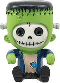 Ebros Frankie The Frankenstein Furrybones Figurine Small 3 Inch Tall Furry Bones Skeleton Monster Decor Statue As Halloween Gothic Fun Zombie Furry Bones Collectible