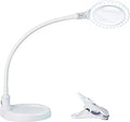 Brightech LightView Pro Flex 2 in 1 Magnifying Desk Lamp, 1.75x Light Magnifier, Adjustable Gooseneck Magnifying Glass with Light for Crafts, Reading, Close Work