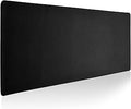 Reniteco Large Gaming Mouse Pad with Durable Stitched Edges, Non-Slip Rubber Base, Big Computer Keyboard Mouse Mat Desk Pad for Home Office Gaming Work, 31.5"x11.8"x0.08", Black