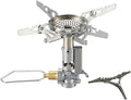CAMPINGMOON XD-2F Canister Top Stove Portable Compact Foldable w/igniter w/Gas Fuel Can Stabilizer XD-2F/Z41