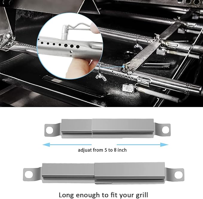 Grill Replacement Parts for Oklahoma Joe's Longhorn Combo 3-Burner Charcoal/Gas Smoker 15202029 12201767 14201767 Grill, 1767054 Heat Tent 1767017 Burner, Crossover Tube for Oklahoma Joe 15202029
