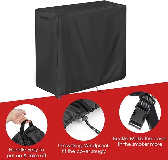 Outdoor Fryers Cover for VEVOR Outdoor Propane Deep Fryer, Portable Waterproof Dual Tank Propane Fryer Cart Cover - 45"D x 17.5"W x 36"H