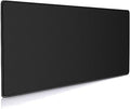 XXL Professional Large Mouse Pad & Computer Game Mouse Mat (35.4x15.7x0.12IN, 90x40 Black)