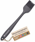 Starpack 'Brush it On' Silicone Basting Brush for Cooking - 8" Grill Basting-Brush High Heat Resistant 600°F - Silicone Pastry-Brush for Cooking and Baking - LFGB Grade Oil Brushes for BBQ Sauce