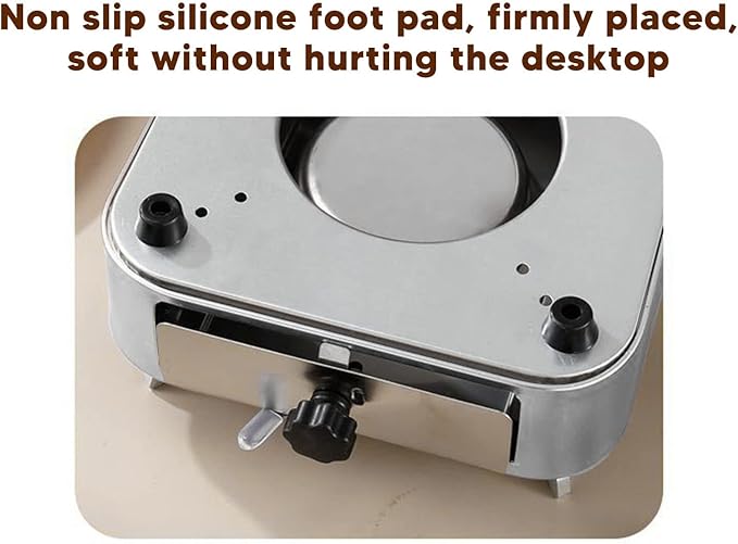 Alcohol Stove, Stainless Steel Portable Spirit Burner Backpacking Stove Burner Structure Camping Stove for Home Hiking, Silver