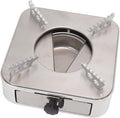 Alcohol Stove, Stainless Steel Portable Spirit Burner Backpacking Stove Burner Structure Camping Stove for Home Hiking, Silver