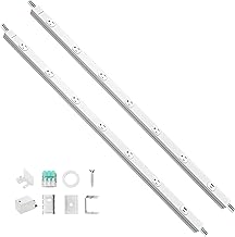 SURAIELEC 2 Pack Under Cabinet Power Strip Hardwire, 39.4-in, 6 Tamper Resistant Outlets with USB-A & USB-C, Seamless Under Cabinet Outlet, Power Strip for Kitchen, Workshop, ETL Listed, White