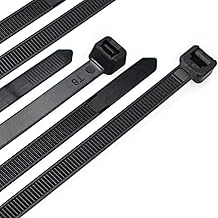 Cable Zip Ties Heavy Duty 26 Inch, Ultra Strong Plastic Wire Ties with 180 Pounds Tensile Strength, 50 Pieces, Durable Nylon Black tie Wraps, Indoor and Outdoor UV Resistant, Quality Cable Ties