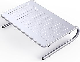 HUANUO Monitor & Laptop Stand - Metal Vented Riser for Screen, Laptops, Printers - Home & Office