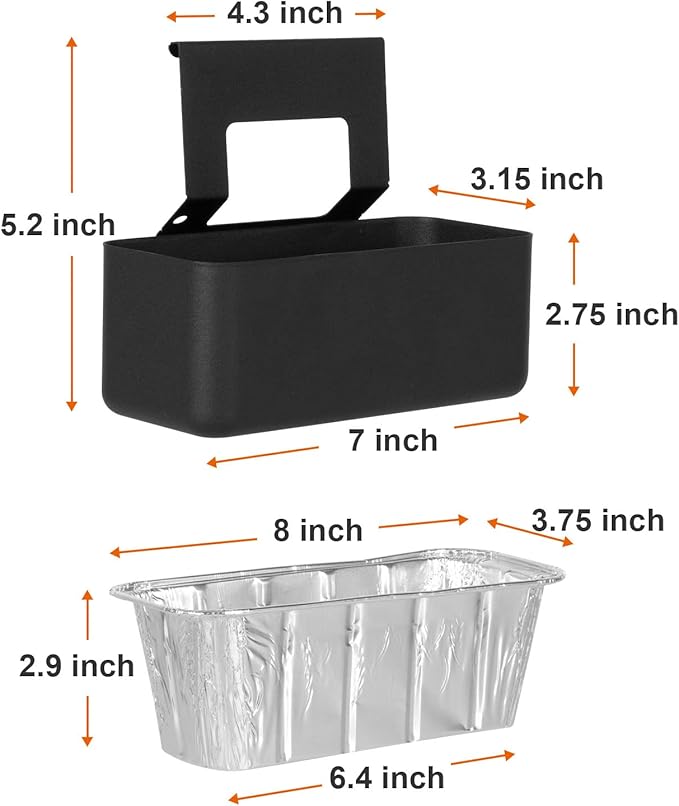 Grease Cup Liners Compatible with Blackstone Griddle 17“&22”- Griddle Accessories,Disposable Grill Tray, Aluminum Foil Drip Pan Grease Catcher Cup Liner for 17, 22, 28,36 Inch (10 Pack)
