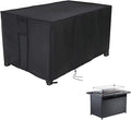 Rectangular Fire Pit Cover 43 inch,Propane Gas Fire Pit Table Cover,Outdoor Waterproof Firepit Table Cover - 43 X 28 X 27 Inch