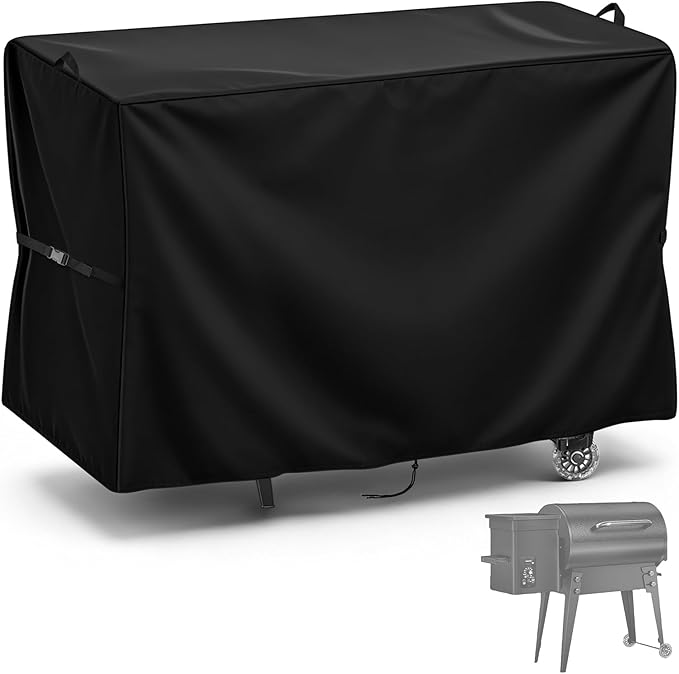 Charcoal Grills Cover for 456 SQ Portable Electric Wood Pellet Grill, Waterproof Outdoor Grill Cover BBQ Grill Cover Barbeque Grill Cover (Cover Only) - 39" L×22" W×32" H, Black