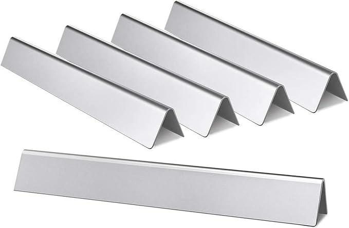 Hongso 21.5 Inch Flavorizer Bars 7534 Heat Plate Replacement for Weber Spirit 200 Series E200 S200 E210 S210 (with Side Mounted Control), Genesis Silver A, Spirit 500 Gas Grill Models 7535 65902 8217