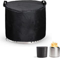 SheeChung Fire Pit Cover Round for 18"D x 15"H,Outdoor Fire Pit Round Cover,Waterproof 600D Polyester Cover,Anti-UV&Tear Resistant-Fits for Tabletop Firepit Outdoor Side Table Small Wicker Table