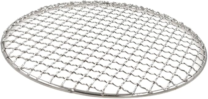 Multi-Purpose Barbecue Net,BBQ Net for Grilling,SUS304 BBQ Grill Mesh, Round Barbecue Wire Rack,BBQ Rack/Grate/Steam Mesh for Camping Charbroil Outdoor Barbeque Backyards