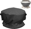 Fire Pit Cover for Cuisinart 24” Cleanburn Smokeless Fire Pit COH-800, Replacement for Cuisinart CHC-801 Cover, Durable 600D Waterproof Snowproof Rip-Resistant Polyester