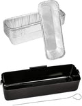 Utheer Grease Catcher for Camp Chef Griddles with 15-Pack Foil Drip Pan Liners, Disposable Grease Cup Liners for Camp Chef SG14 SG30 SG60 SG90 SG100, Leakproof, Easy to Replace, Heat-Resistant
