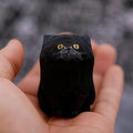 Handmade Black Cat Statue Artwork, Creative Statue Artwork for Home Decor, Unique Cat Figure Gift