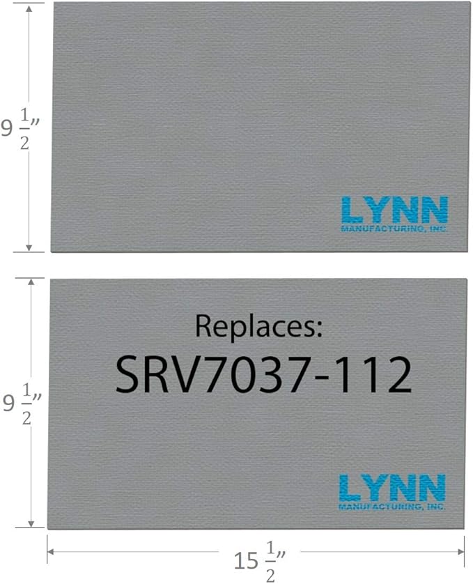 Lynn Manufacturing Replacement Quadrafire Baffle Board, 4300 Acc, SRV7037-112, Set of 2, 2363A