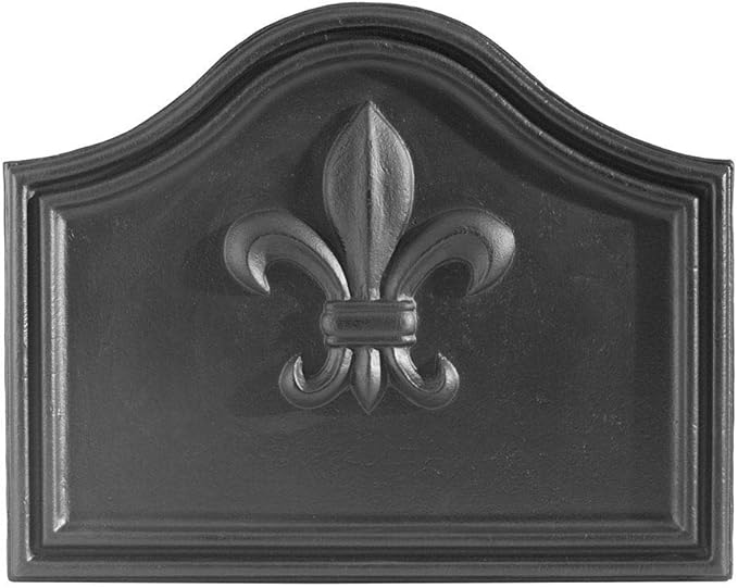 Minuteman International Fleur De Lys Cast Iron Fireback