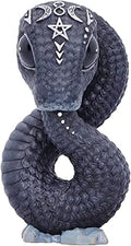 Nemesis Now Ouroboros Serpent Statue – Occult Gothic Witchcraft Altar Decor, Hand-Painted Polyresin