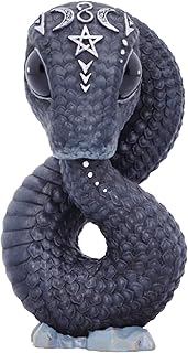 Nemesis Now Ouroboros Serpent Statue – Occult Gothic Witchcraft Altar Decor, Hand-Painted Polyresin