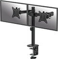 Fellowes Everyday Adjustable Dual Monitor Arm – Holds Two Screens up to 32" (inch) Weighing 19.84 lbs Each, Tilt, Swivel, Rotate, VESA 75/100, Clamp or Grommet Mount, Cable Management