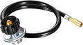 GasSaf 3FT Propane Regulator Hose for Blackstone 17 & 22 Inch Tabletop Griddle, Propane Regulator Replacement Parts Connect to 5-40 lb Propane Tank