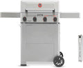 Monument Grills 4 Burner Propane Gas Grill with Advanced Broil Zone, Stainless Steel Barbecue M2 Grill with Smoker Box, Foldable Side Shelves, Fast Heating, Assembles in 30 Minutes, Mesa II 410FBZ