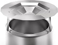Heat Deflector for Solo Stove Yukon 1.0 & 2.0 – 27" Fire Pit Heat Diffuser Accessory, Heavy-Duty 304 Stainless Steel, Outdoor Heat Deflector with Spark Guard – Solo Stove Yukon Accessories