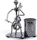 Pen Container Holder Pencil Cup Iron Art Music Figure~Home Office Desk Decor Gift (C72 Cello)
