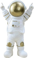 Colias Wing Astronaut Statues Sculpture Figurine Ornament Home Arts and Crafts Desktop Accessories Tabletop Decoration-Stand