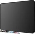MROCO Mouse Pad [30% Larger] with Anti-Fray Stitched Edges, Premium-Textured Waterproof Surface, Non-Slip Rubber Base, Computer & Gaming Mouse Mat for Laptop, Office & Home, 8.5 x 11 in, Black
