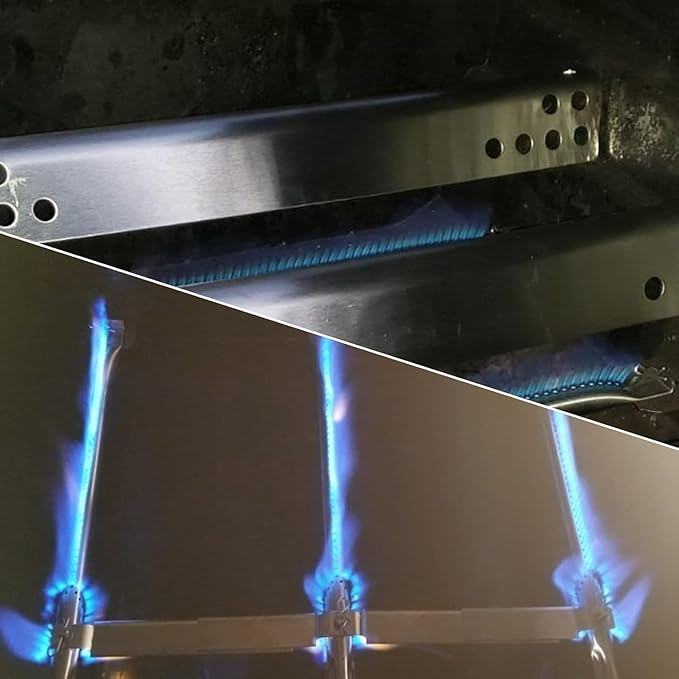 for Char-Broil Tru-Infrared Grill Parts 463633316 Stainless Steel Burners Heat Plates Cooking Grates Fits Charbroil Performance 2Burner 463645015 463672016 463370719 463336016 463672216 Grills
