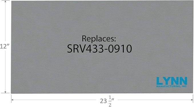 Lynn Manufacturing Replacement Quadrafire Baffle Board, 7100 FP, SRV433-0910, 2369A