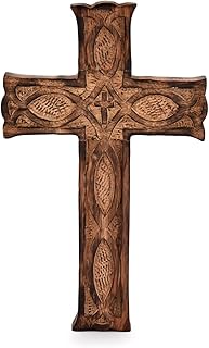 NIRMAN Handmade Wooden Wall Cross Church Home Room Décor