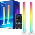 Govee RGBIC Light Bars, 15 Inches WiFi TV Backlight Suitable for 45-70 inch TVs, Smart Light Bars with Multiple Placement Options, Work with Alexa and Google Assistant, White