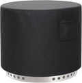 Fire Pit Cover, Upgraded Cover for Smokeless Fire Pit, Waterproof & UV Resistant, 22" D x 16" H Fits 19"- 22" Fire Pit