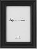 Lawrence Frames 535446 Black 4x6 Classic Detailed Picture Frame