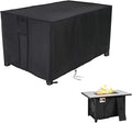 Rectangular Fire Pit Cover 43 inch, Propane Gas Fire Pit Table Cover,Outdoor Waterproof Firepit Table Cover - 43 X 22 X 25 Inch