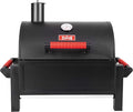 Feasto Portable Charcoal BBQ Grills with Cast Iron Grates, Tabletop Charcoal Grills with 354 Sq. In Cooking Area, for Outdoor Camping and Picnic, Black, L26.8’’x W20’’x H21.3’’