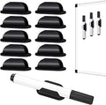 AIERSA Large Silicone Marker Holder for White Board, Dry Erase Adhesive Marker Holder for Classroom Desk, Clipboard, Lockers, Wall